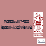 TANCET 2025 and CEETA PG 2025 Registration Begins Apply by February 21